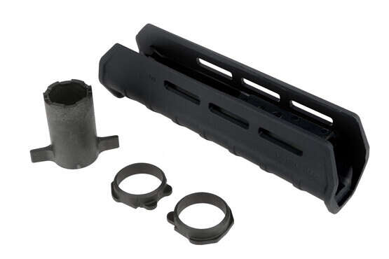 The Mossberg 590a1 magpul forend is a drop in replacement for stock handguards